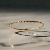 NUEVE  GIOIELLI TENNIS YELLOW GOLD WITH WHITE AND BLACK DIAMONDS